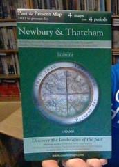 MAP OF Newbury & Thatcham (NET) (Cassini Past and Present 4 MAPS / 4 PERIODS NEW