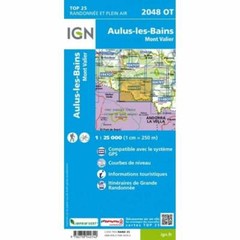 France 2048OT – Aulus-les-Bains / Mont Valier map 1:25K walking hiking cycling