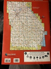 Georgia Atlas/Gazetteer Map book From Deformed 72 pgs Detail Topographical Maps