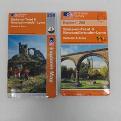 Bundle X20 Road/Leisure/Street Maps & Guides, Staffordshire/Shropshire, O/S etc
