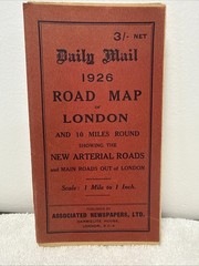 VTG 1926 (1920’s) – Daily Mail Road Map of London / South-East England E7