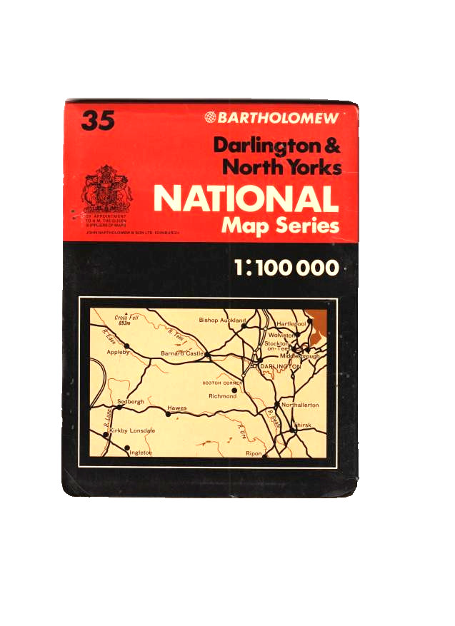 DARLINGTON & NORTH YORKS – Bartholomew National Map Series