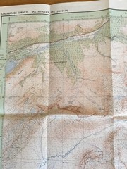 1974 Ordnance Survey Pathfinder Map 174 NH04/14 Loch Monar (incl Lair )