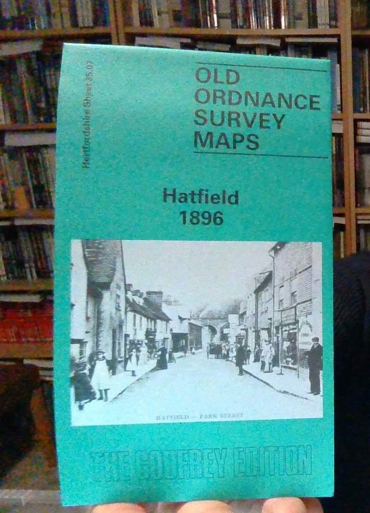 MAP OF Hatfield 1896 Hertfordshire Sheet 35.07 by Pamela Taylor NEW