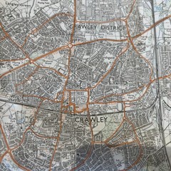 CRAWLEY Pathfinder 1247 Ordnance Survey Sheet 1:25,000 1994 EAst Grinstead