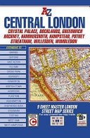 Master Map of Central London, Geographers A-Z Map Company, Good Book