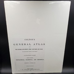 1859 Colton’s General Atlas Map of Russia and Hand Colored