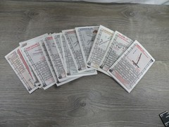 Vintage 2002 Skyway Aviation Airport Diagram Cards Pilot Reference Set 18+ Maps