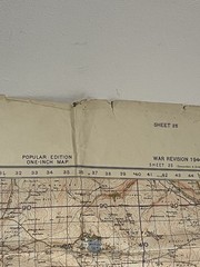 Ordnance Survey England And Wales Sheet 25 War Revision 1940 Ribblesdale