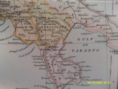 Antique Map. ITALY. c1900. VG.