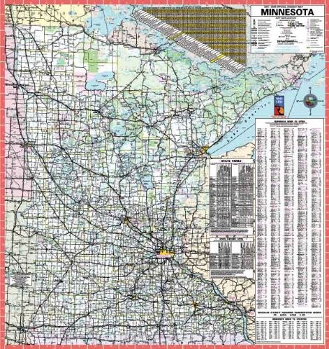 48X52 MINNESOTA STATE OFFICIAL EXECUTIVE LAMINATED WALL By M N Dept Of BRAND NEW