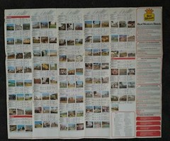 Best Western Hotels Map of Great Britain and Guide to Hotels 1979