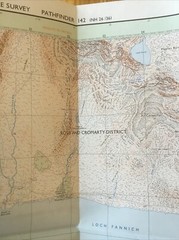 1994 Ordnance Survey Pathfinder Map 142 NH 26/36 Strath Bran (incl Garve )
