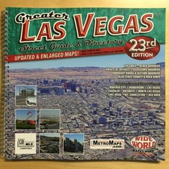 2019-20 Metro Maps Greater LAS VEGAS Street Guide/Atlas ….23rd Edition