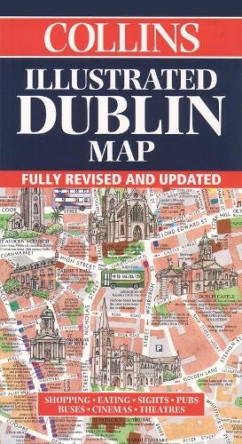 Illustrated Map Dublin by Beddow, Dominic Sheet map, folded Book The Fast Free
