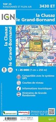 La Clusaz / Grand-Bornand (Map) TOP 25 (UK IMPORT)