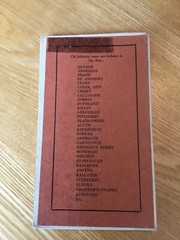 Vintage Macpherson’s Improved Motoring, Cycling & Touring Map Of Perth , Angus