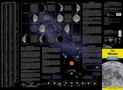 Moon Map and Guide Stargazer folded by Nat Geo Maps (Sheet map, folded)