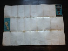 Vintage Bartholomew’s Half Inch Cloth Map, Sheet 55, Moray Firth circa 1955