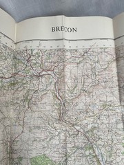 Vintage Ordnance Survey Map Sheet 141 Brecon