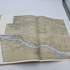 Waterway Guide Chart book New York Waters 1987 Spiral Bound Fold Out Maps Vntg