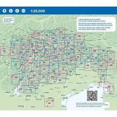 Italy Alps Tabacco Map 03 Cortina d’Ampezzo e Dolomiti Ampezzane walking hiking