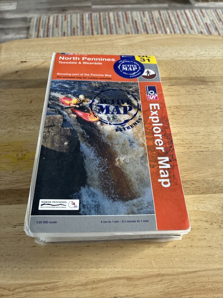 North Pennines: Teesdale and Wearda…, Ordnance Survey