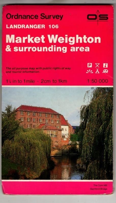 Landranger Sheet 104 Leeds, Bradford and Harrogate Area : Ordnance Survey