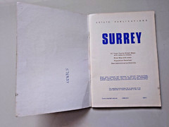 Surrey Town Centre Maps Estate Publications Red Book Sixth Revision