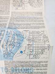 Vintage NRMA Road Map Sydney to Brisbane Pacific Hwy c1960s NSW QLD