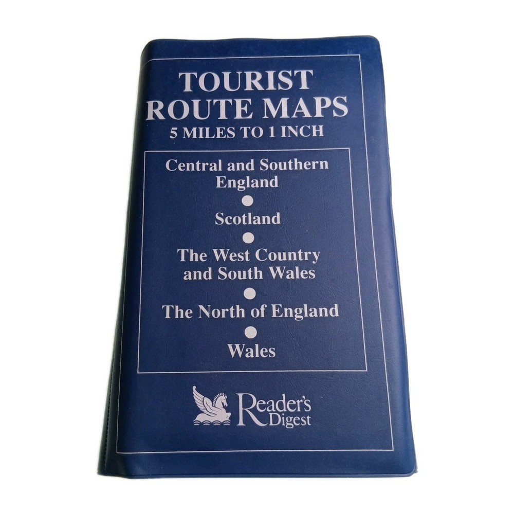 Tourist Route Maps Readers Digest Vintage Folder Collection
