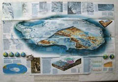 2002 National Geographic map Antartide la Nuova era Dell’esplorazione