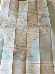 1961 Ordnance Survey One Inch Seventh Series Map 188 Torquay (incl Kingsbridge )