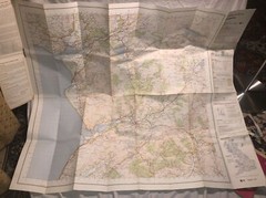 1974 Wales Dollgelau Cardigan Ordnance Survey 1:50,000 Maps Sheets 124 & 145