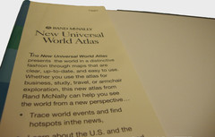 Rand McNally New Universal World Atlas (1994 Hardcover, DJ) HOMESCHOOLING AA11