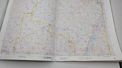 DAMAGE READ Montana Atlas by DeLorme Map Staff (1997, Trade Paperback)