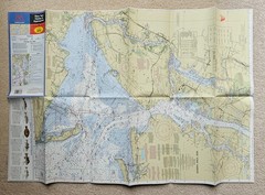 MAPTECH WATERPROOF CHART: NY HARBOR & APPROACHES – #8 EDITION 4 – FREE SHIPPING!