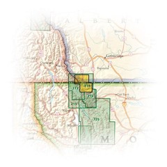 Many Glacier: Glacier and Waterton Lakes National Parks Map No Results