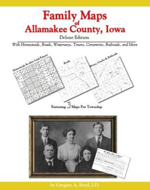 Genealogy Family Maps Cemetery Allamakee County Iowa