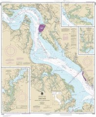 James River Newport News-Jamestown Isl.; Back R. & College Creek | NOAA 12248