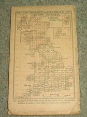 OS Ordnance Survey 1″ New Popular Edition 163 Barnstaple – 1946 on cloth