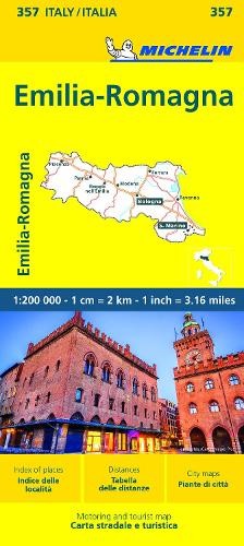 Michelin Emilia Romagna – Michelin Local Map 357 (Map)