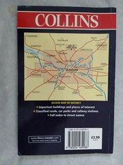 Collins Glasgow Streetfinder Colour Atlas, Map and Index. Paperback 2000