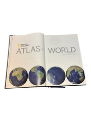 National Geographic Atlas of the World Tenth 10th Edition Hardcover 2015 Map