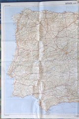 Bartholomew Euro Map – Spain & Portugal Scale – 1: 1,250,000 (1982).