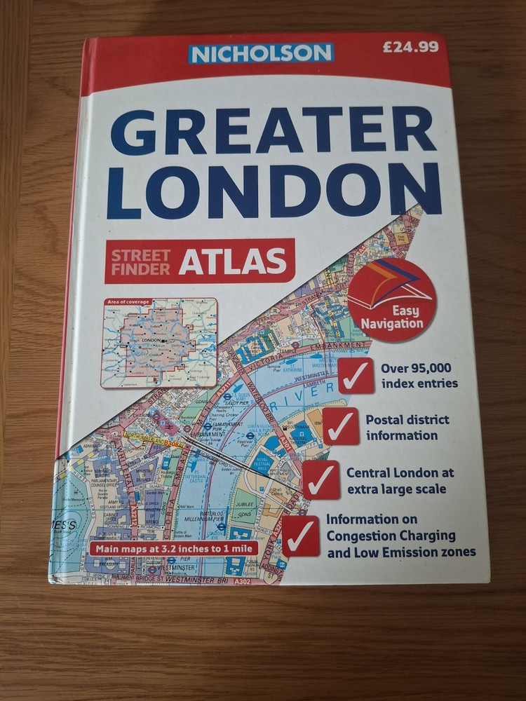 Collins Greater London Street Finder Atlas 2010 Edition
