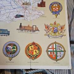 Vintage Bartholomew Railway History Map Of Britain