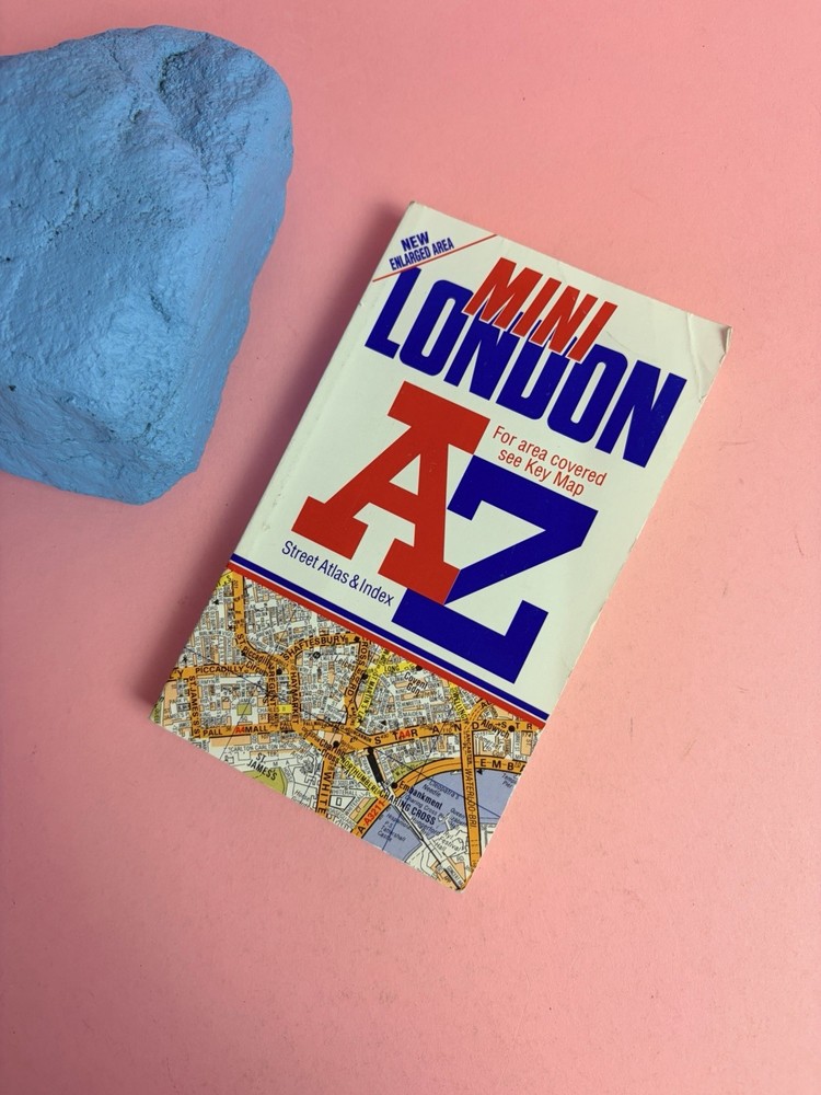 1995 Mini London AZ Street Atlas Book of Maps