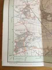 1989 Ordnance Survey Pathfinder Map 1002 TL 05/15 Bedford North & St Neots South