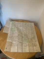 Ordnance Survey One Inch Map 77 Hexham OS